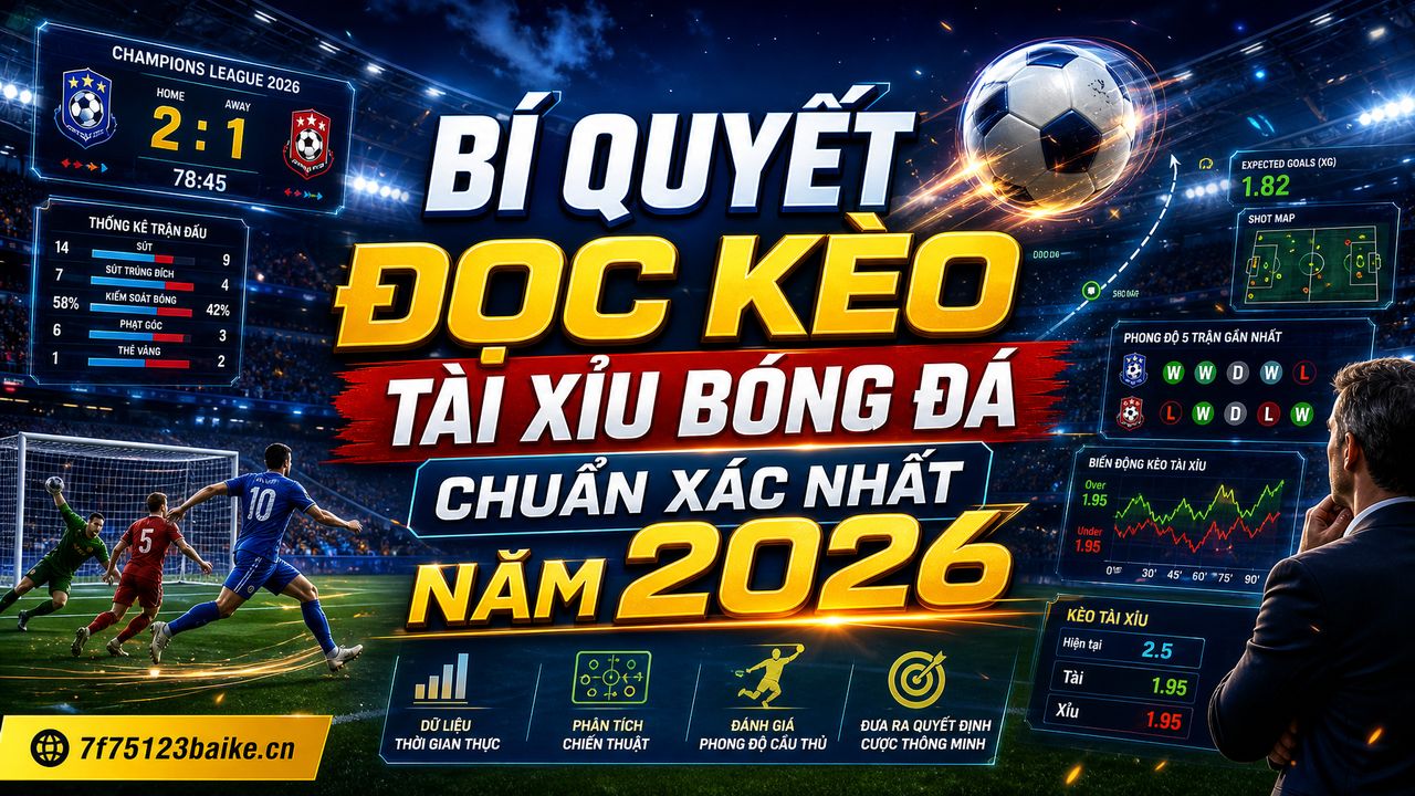 Bí quyết đọc kèo tài xỉu bóng đá chuẩn xác nhất năm 2026